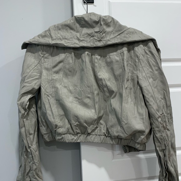 Bebe faux leather cropped jacket - Picture 2 of 4